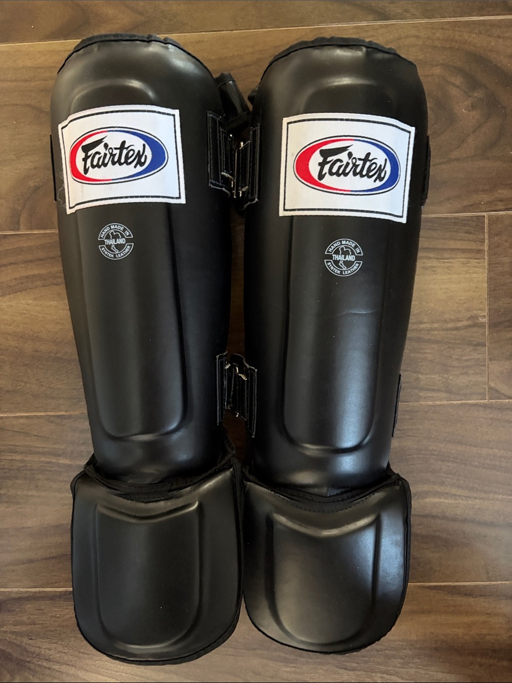 Fairtex Black SP3 Medium Size Shin Guards